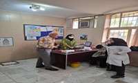حضور سرزده رئیس مرکز بهداشت شرق تهران در مرکز خدمات جامع سلامت شهید جعفری