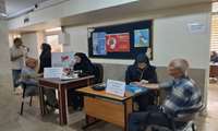 تن سنجی کارکنان مرکز بهداشت شرق تهران به مناسبت روز جهانی فشار خون